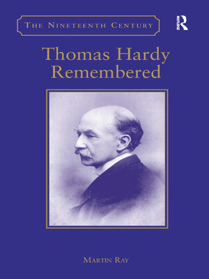 cover image of Thomas Hardy Remembered